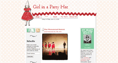 Desktop Screenshot of girlinapartyhat.com