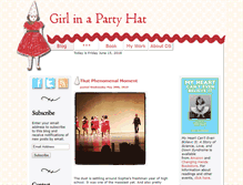 Tablet Screenshot of girlinapartyhat.com